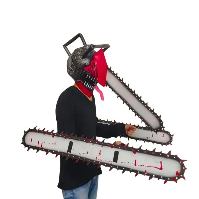 Cosplay Scie et Masque de Denji Devil Hunter Chainsaw Man