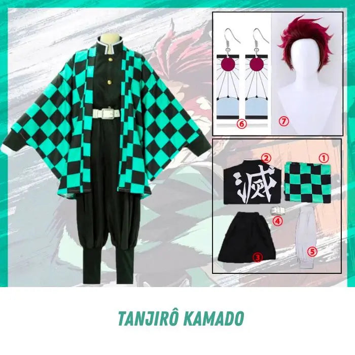 Cosplay Tanjirô Kamado Demon Slayer