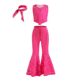 Cosplay Vêtement Barbie Rose