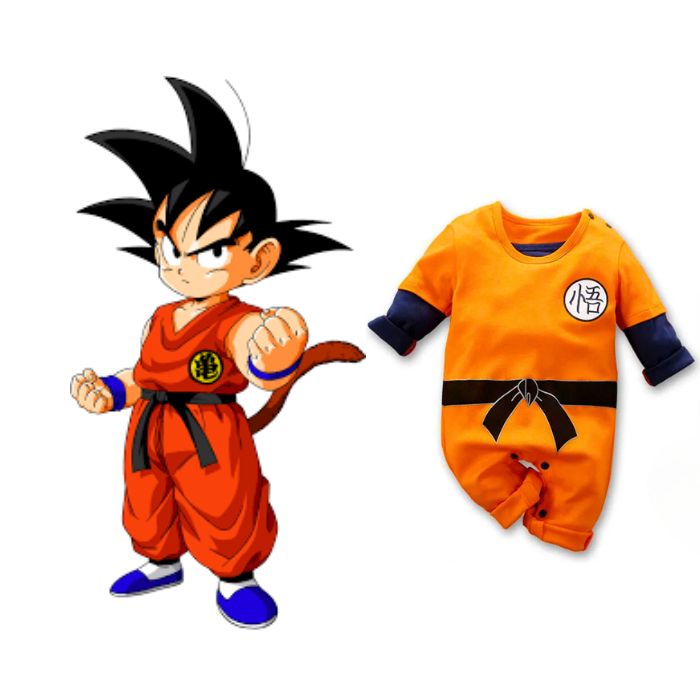 Cosplay pour bébé Dragon Ball Z uniforme Goku pour enfant