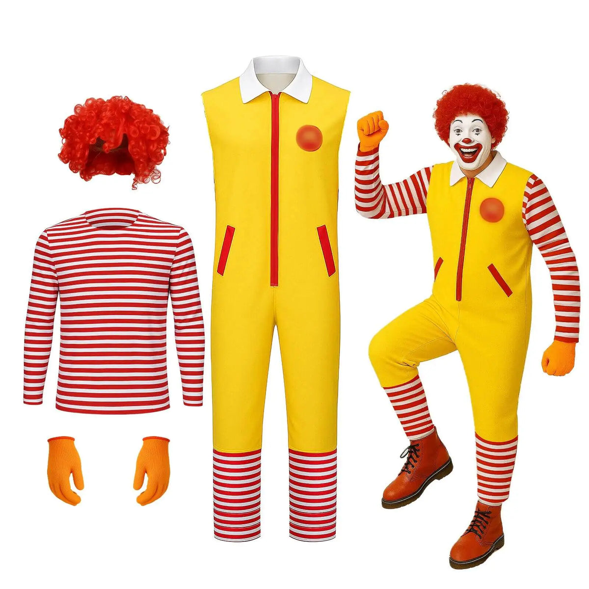 Costume Clown Mc Donald Adulte