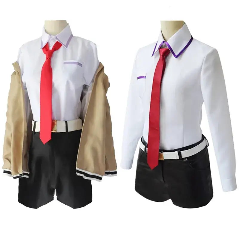 Costume Cosplay Anime Kurisu Makise