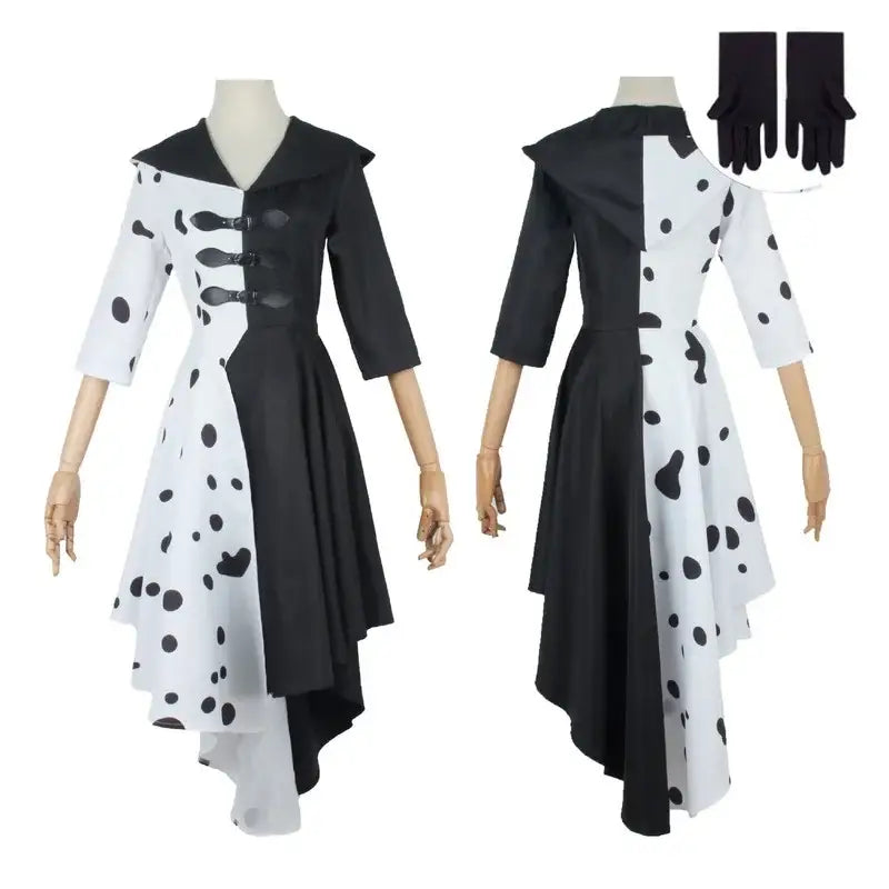 Costume Cosplay Cruella Deville