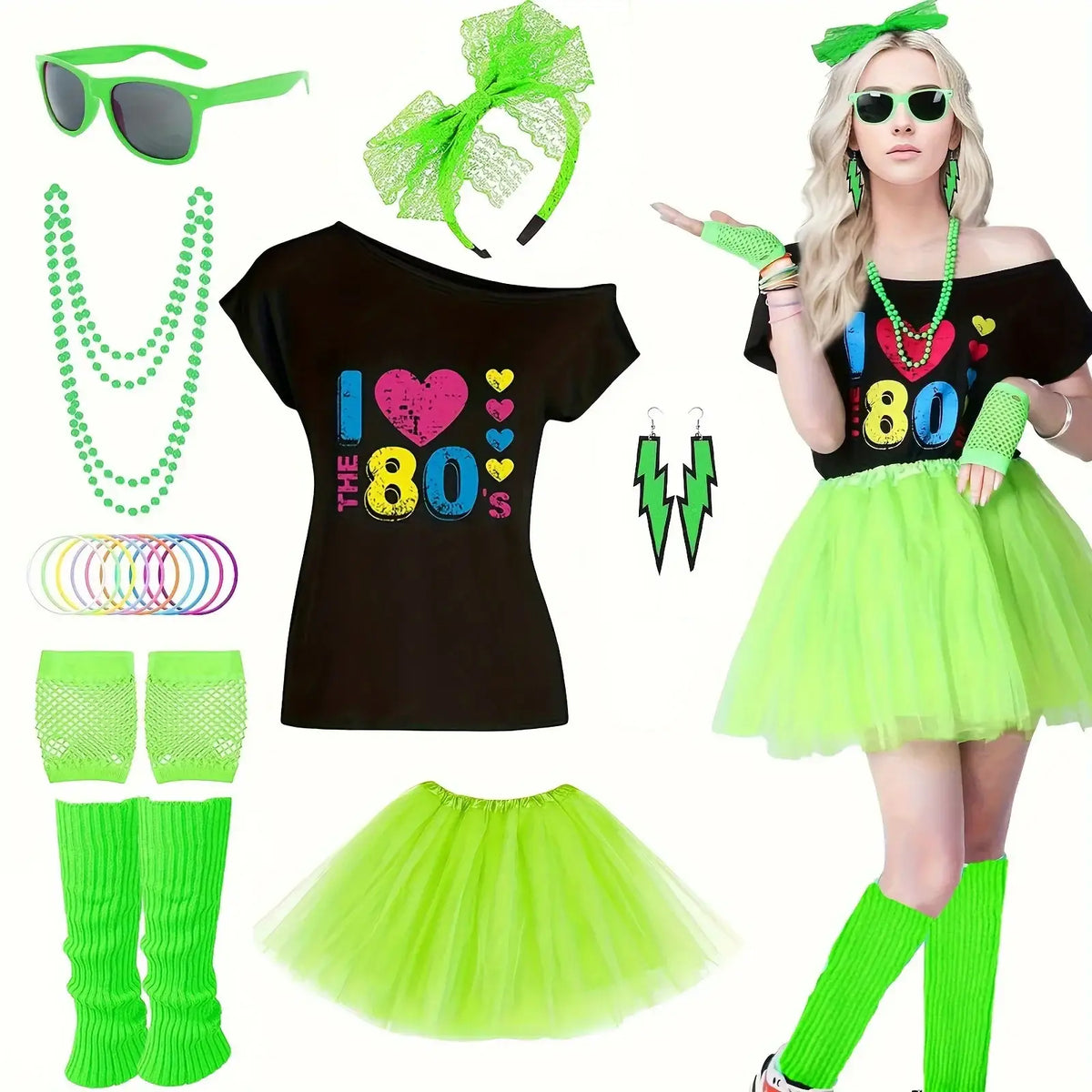 Costume Hippie Année 80 Femme