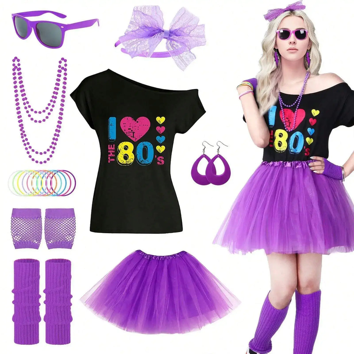Costume Hippie Année 80 Femme