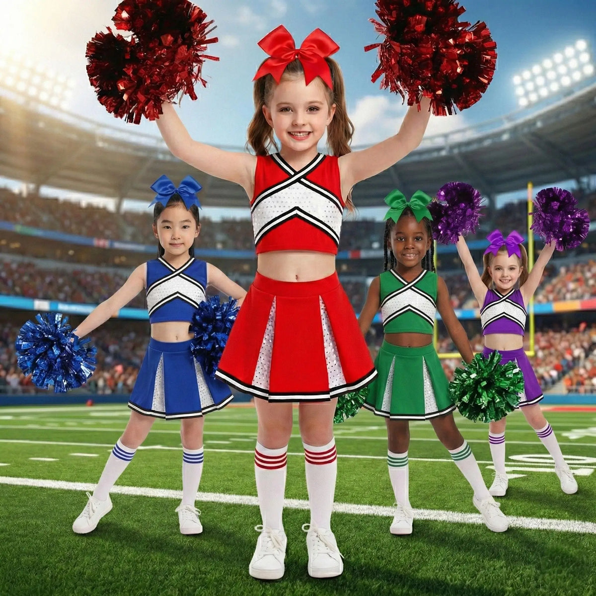 Costume Pom Pom Girl Fille