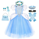 Costume Robe Bleue Princesse Cendrillon