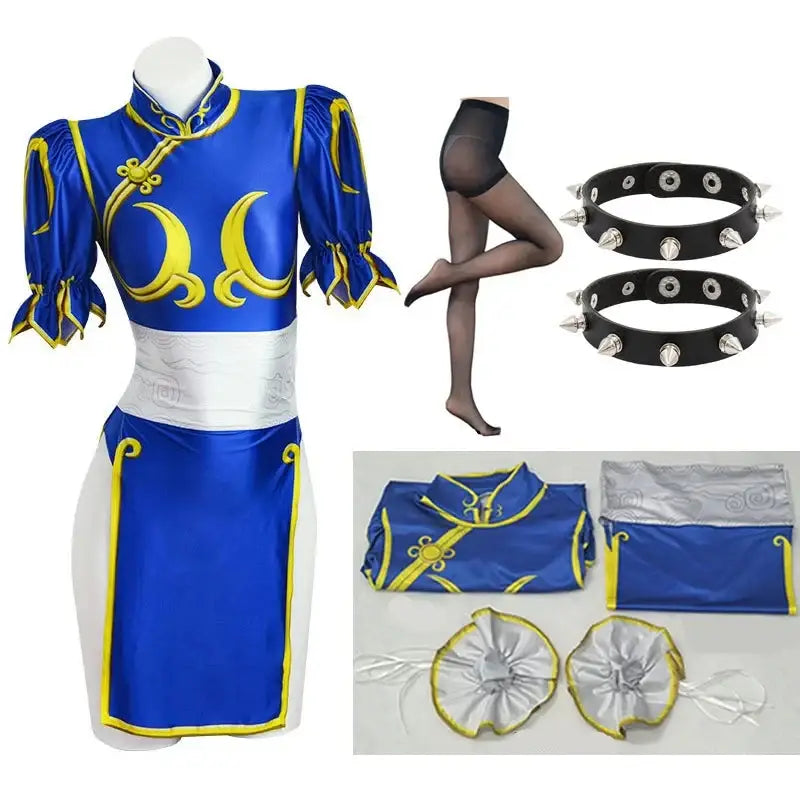 Costume Street Fighter Chun Li Cosplay