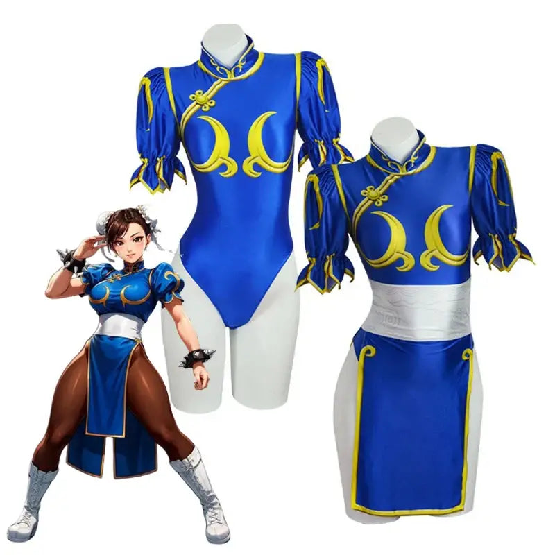 Costume Street Fighter Chun Li Cosplay