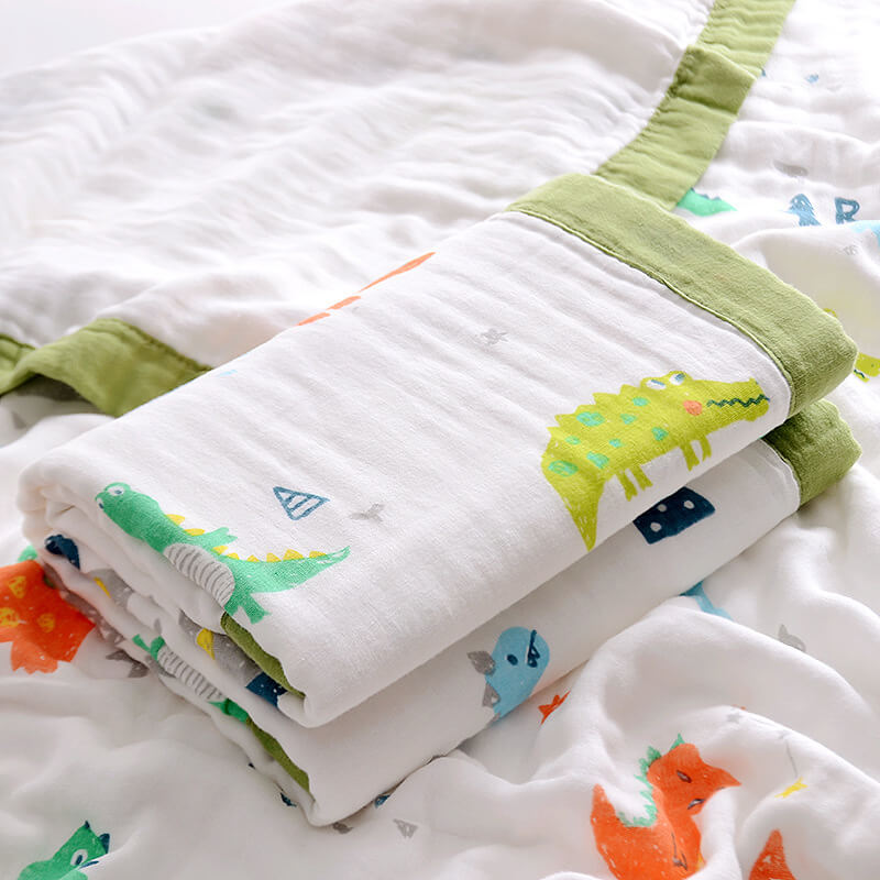 Serviette de Bain Nouveau-né Gaze de Coton Bébé