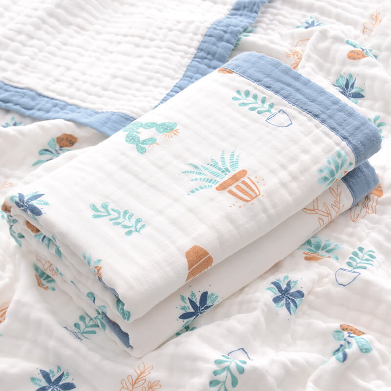 Serviette de Bain Nouveau-né Gaze de Coton Bébé
