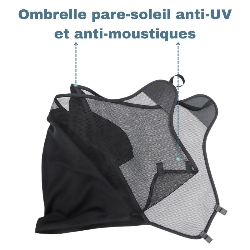 Coussin de Siège - Ombrelle de Protection | Poussette Siège Auto