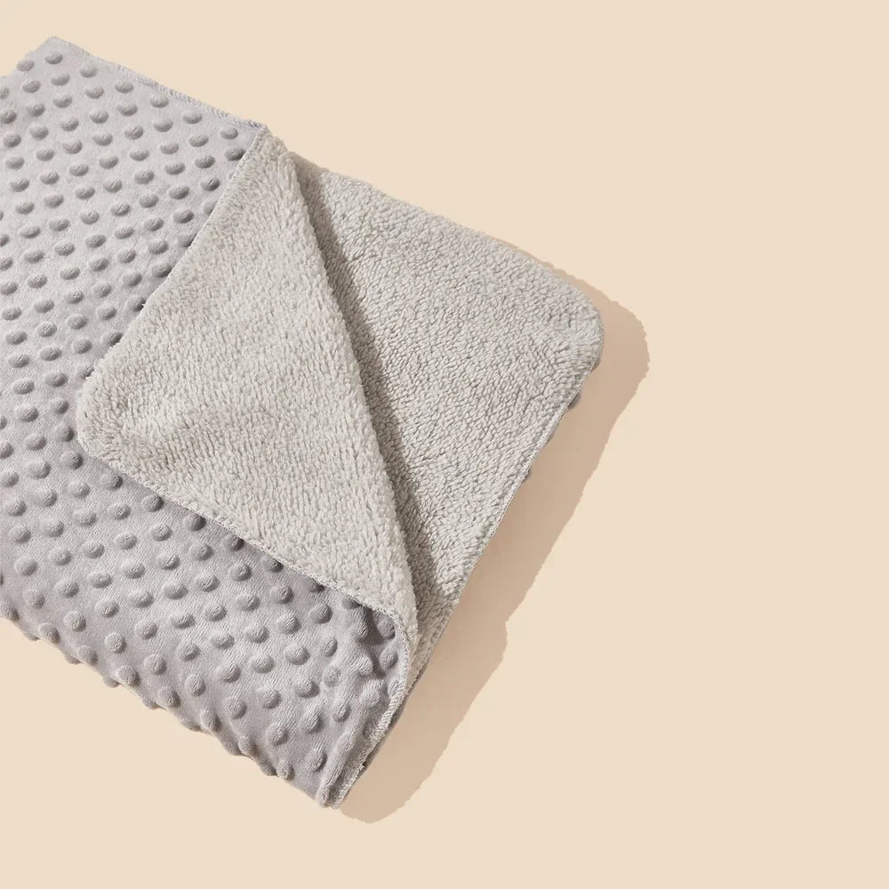 Couverture bébé en velours doux