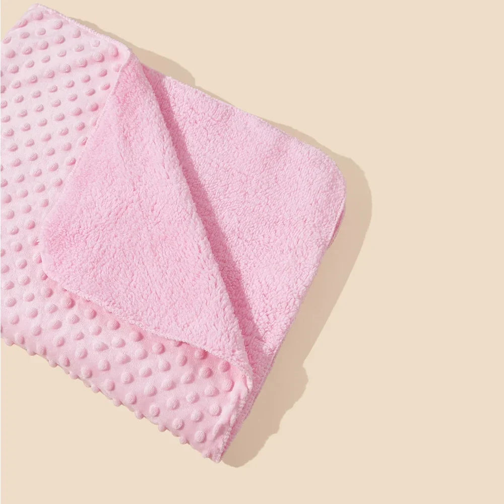 Couverture bébé en velours doux