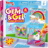 Kit créatif 2-en-1 Gemmes et Art de fenêtre 4 modèles