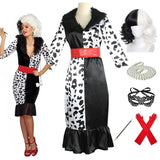 Costume Cosplay Cruella De Vil