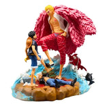 Doflamingo vs Luffy Dressrosa Action Figure One Piece Figure