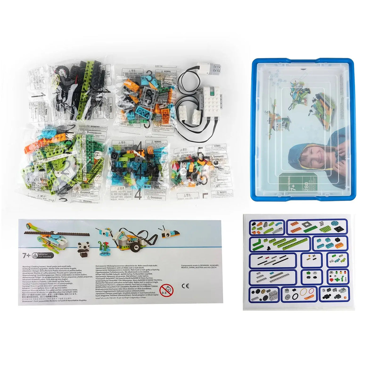 Kit de robotique programmable Maker 2.0 avec 280 briques