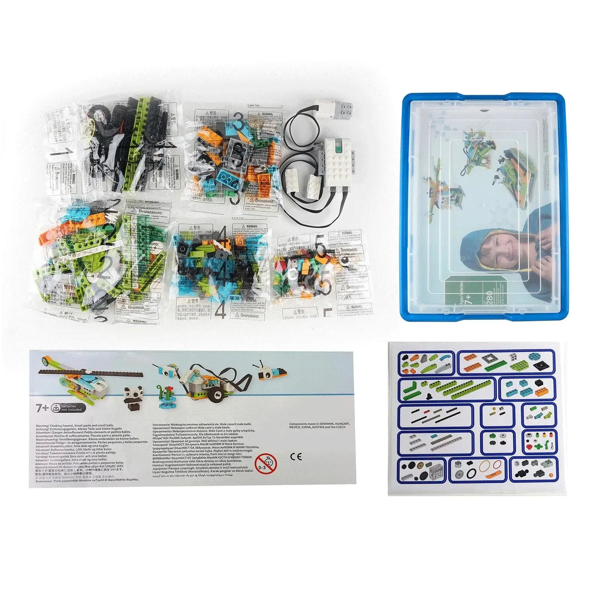 Kit de robotique programmable Maker 2.0 avec 280 briques