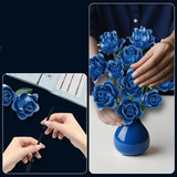 Jeu de construction Rose Bleue