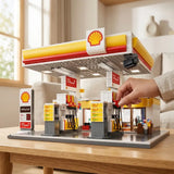 Jeux de construction Station d'essence LED