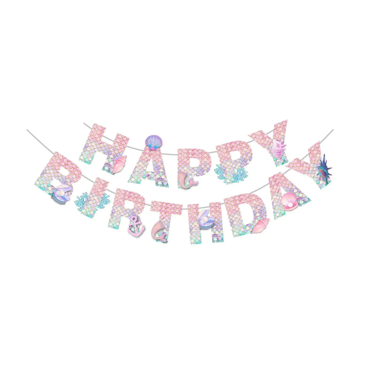 Décoration Fête Anniversaire Sirène pour Fille