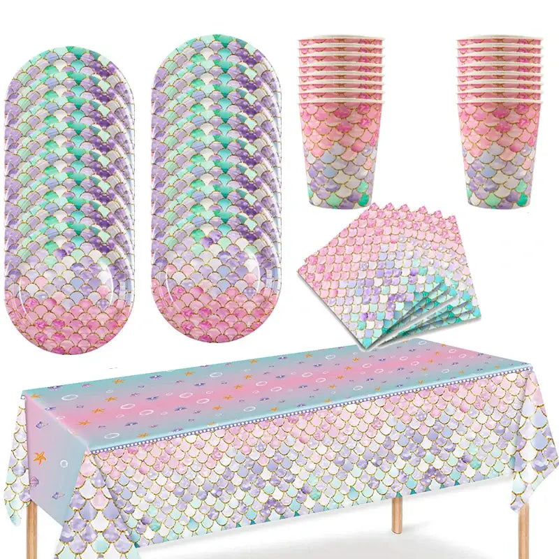 Décoration Fête Anniversaire Sirène pour Fille
