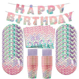 Décoration Fête Anniversaire Sirène pour Fille