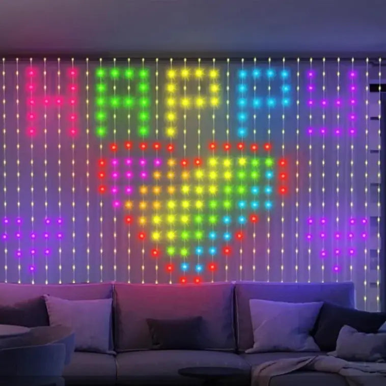 Décoration Rideau lumineux programmable