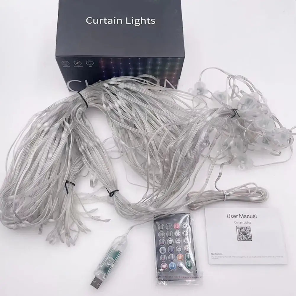 Décoration Rideau lumineux programmable