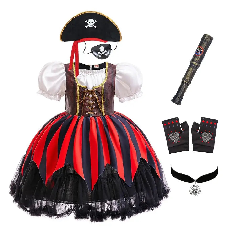 Déguisement Halloween Pirate Fille
