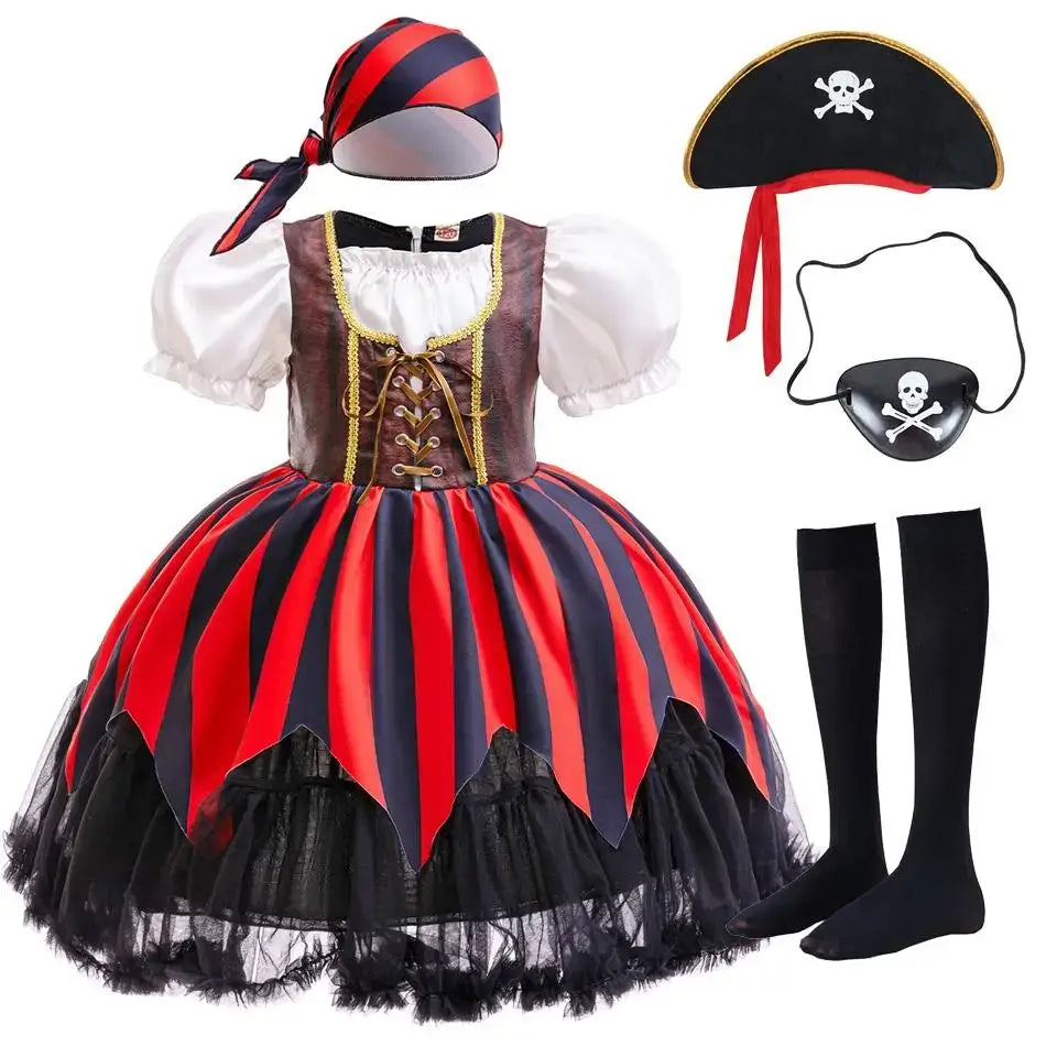 Déguisement Halloween Pirate Fille