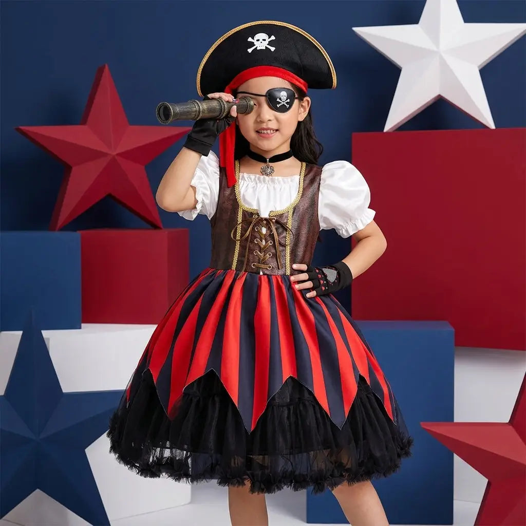 Déguisement Halloween Pirate Fille