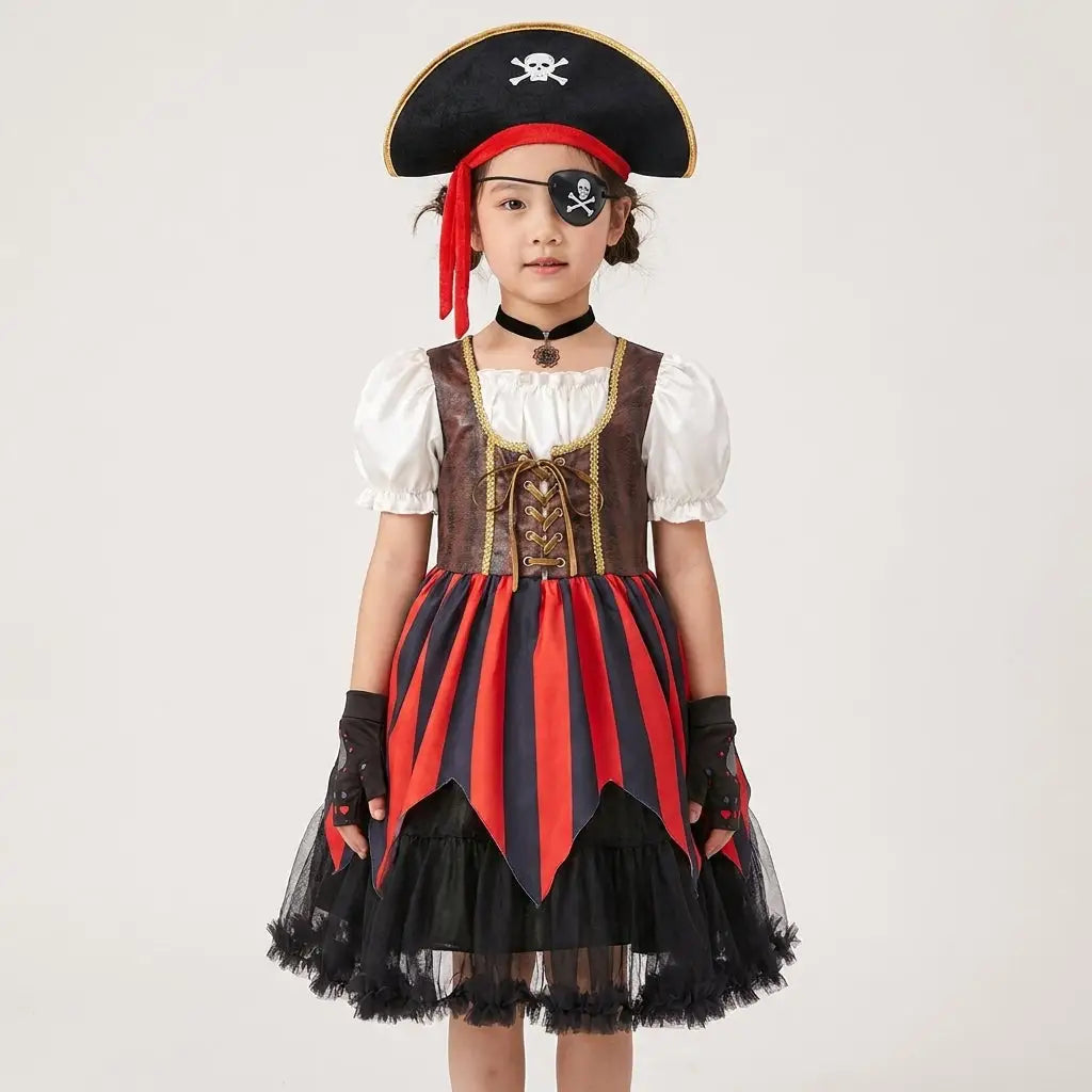 Déguisement Halloween Pirate Fille