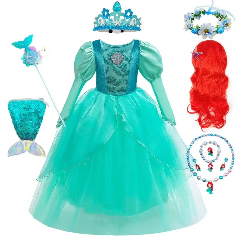 Déguisement Robe Princesse Sirène