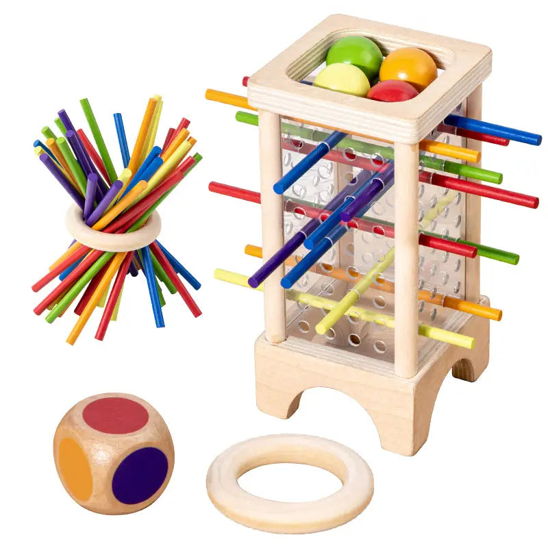 Jeu d’équilibre avec bâtonnets