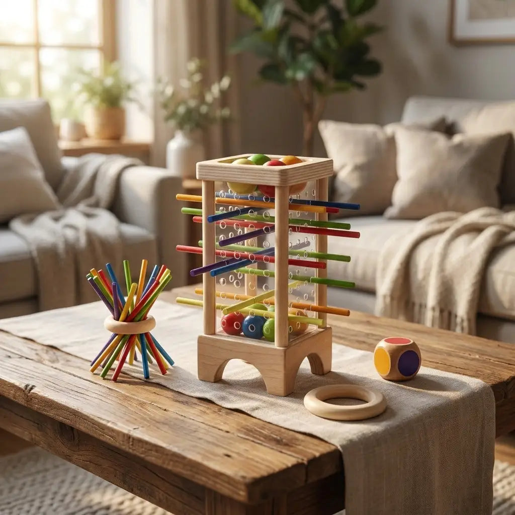 Jeu d’équilibre avec bâtonnets