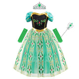Robe Cosplay Reine des Glaces Anna