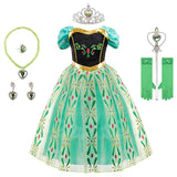 Robe Cosplay Reine des Glaces Anna