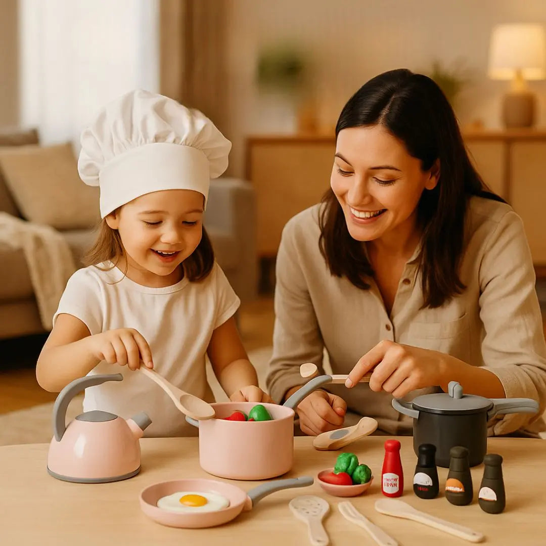 Jouet Cuisine Enfant 32 Pièces – Dinette Petit Chef