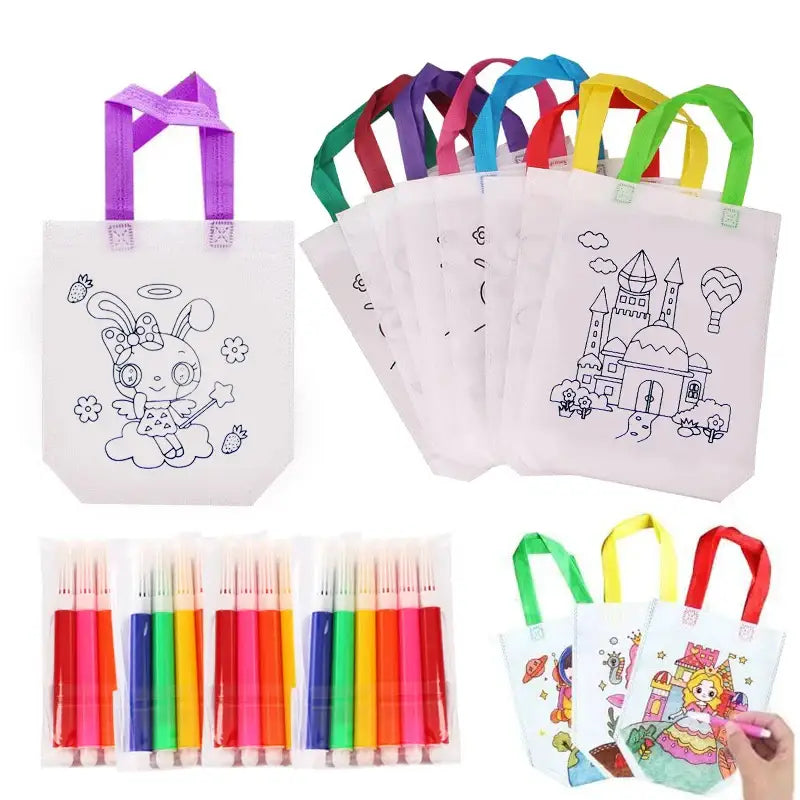 DIY Ensemble 5 sacs Graffiti