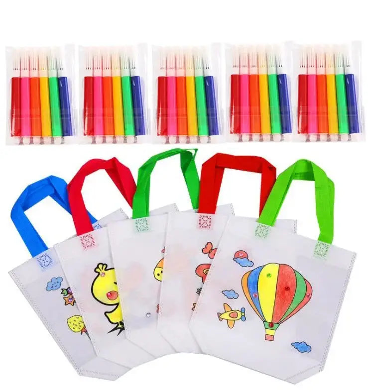 DIY Ensemble 5 sacs Graffiti