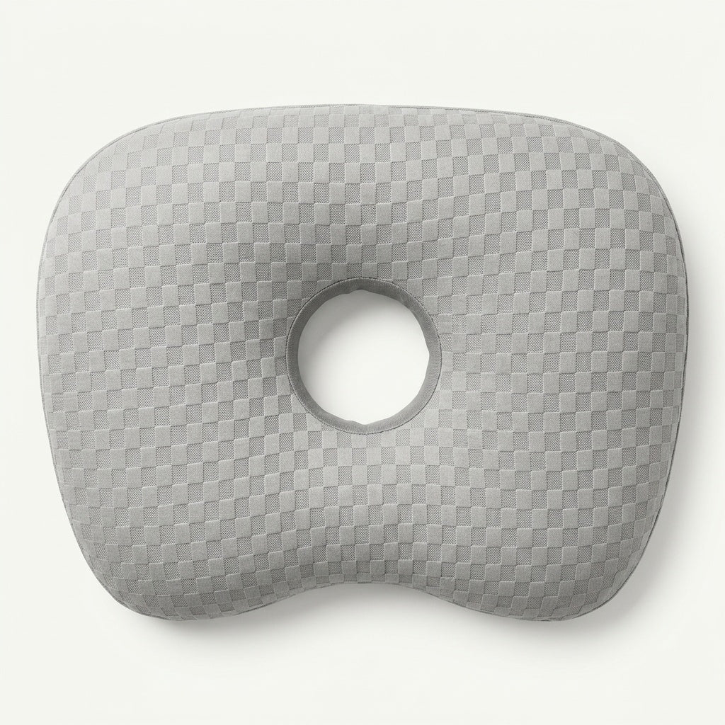 Oreiller ergonomique à trou pour oreille