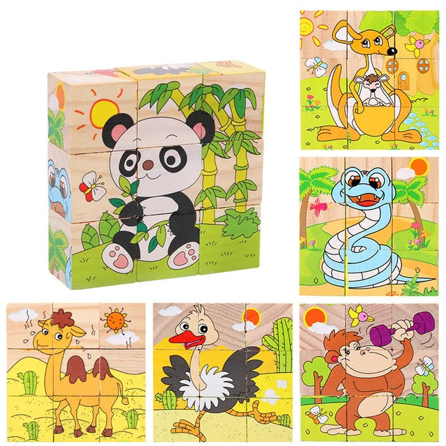 Puzzle Cube Enfant en Bois