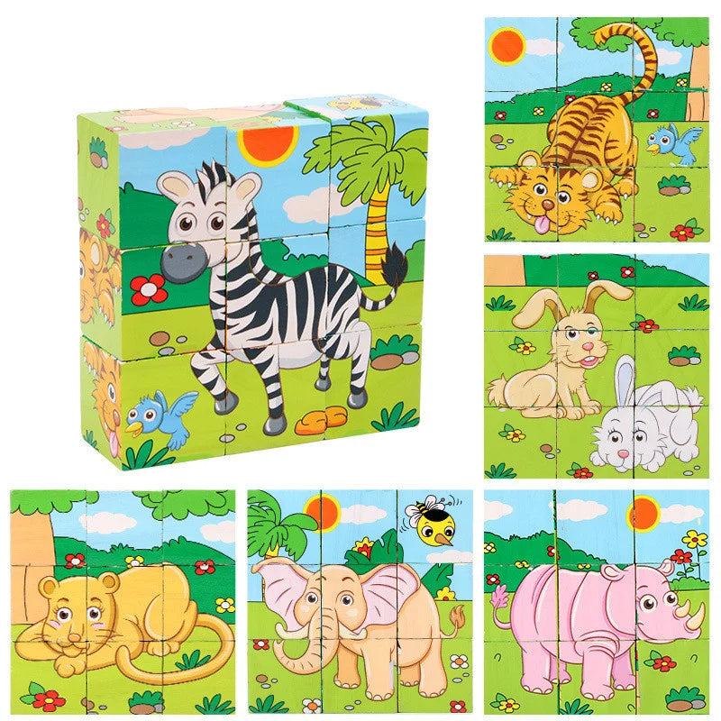 Puzzle Cube Enfant en Bois