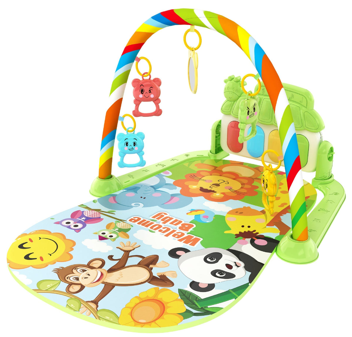 Tapis d'éveil Musical et Lumineux Bébé avec Piano