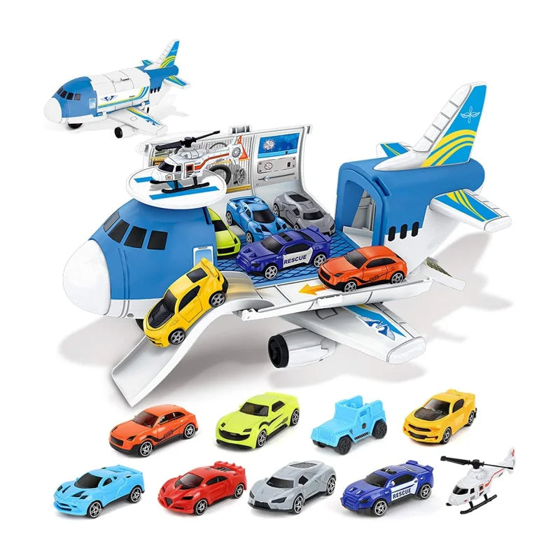 Jouet Avion Cargo Enfant Transporteur de Voitures