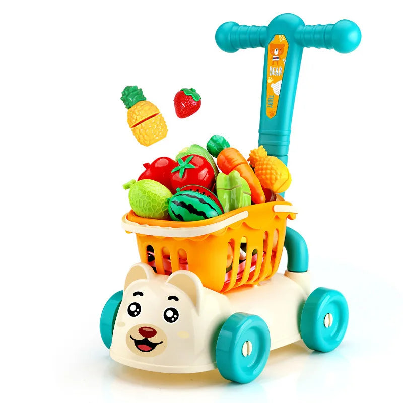 Jouet Chariot de Courses Fruits et Legumes
