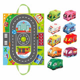 Circuit Voitures Bébé en Tissu