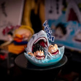Dragon Ball Figure Goku & Krillin Attacked by a Shark